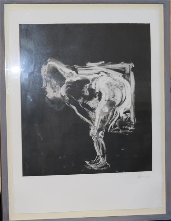 Maggi Hambling (1945-) Gemma overall 30 x 22.5in.